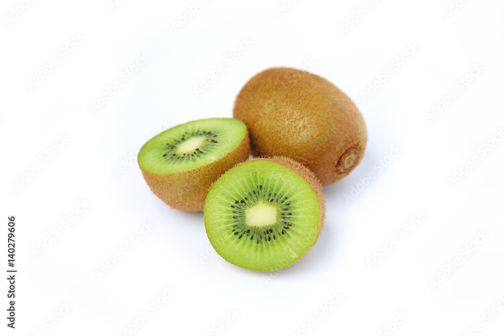 Kiwi fruit isolated on white background Kiwi fruit isolated on white background