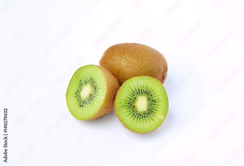 Kiwi fruit isolated on white background Kiwi fruit isolated on white background
