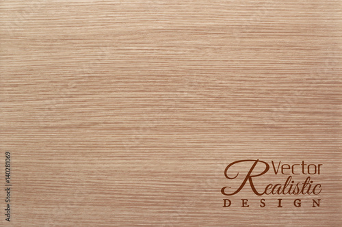 Vector white oak texture background. Realistic design