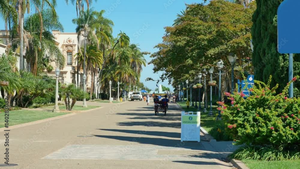 High quality video of beautiful Balboa Park in San Diego in 4K High quality video of beautiful Balboa Park in San Diego in 4K