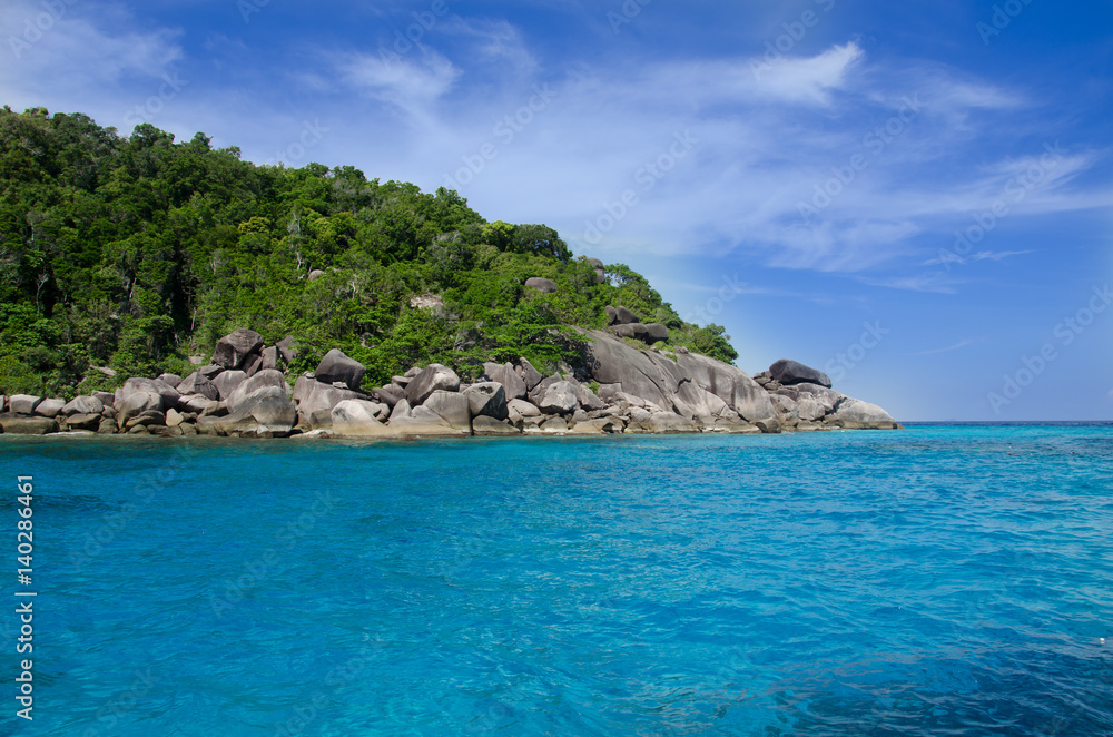 blue sea Similan