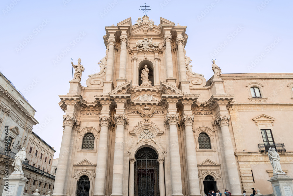 Duomo of Siracusa in Southern Sicily, Italy