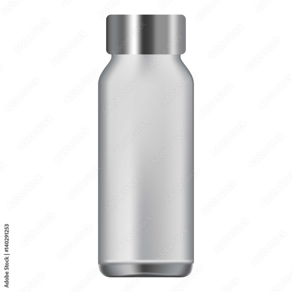 Water bottle icon, realistic style Water bottle icon, realistic style