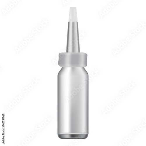 Nasal drops icon, realistic style