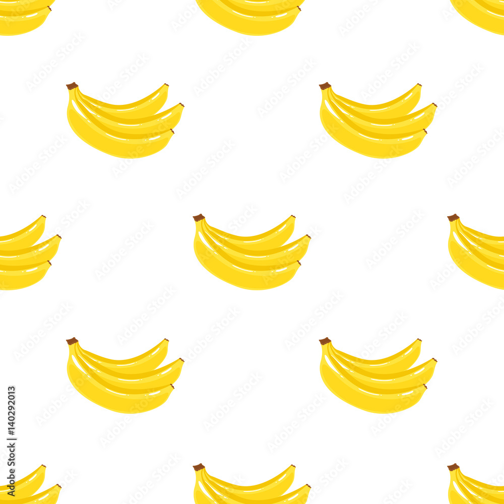 Seamless pattern with yellow bananas Seamless pattern with yellow bananas