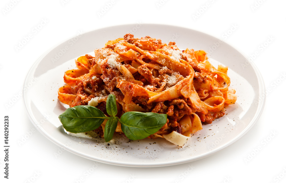 Pasta with tomato sauce