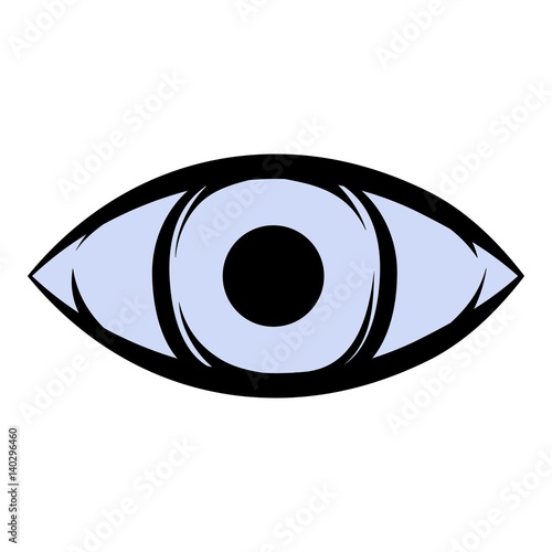 All-seeing eye icon cartoon photo