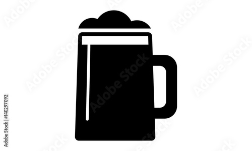 Pictogram - Beer, Beer mug, Beer glass - Object, Icon, Symbol