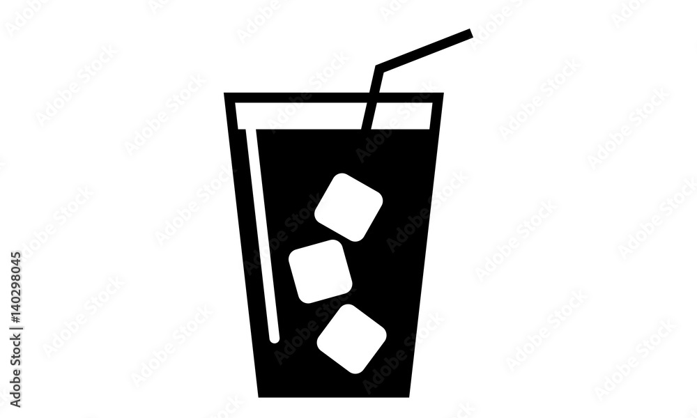 Pictogram - Cocktail, Cocktail glass - Object, Icon, Symbol Pictogram - Cocktail, Cocktail glass - Object, Icon, Symbol