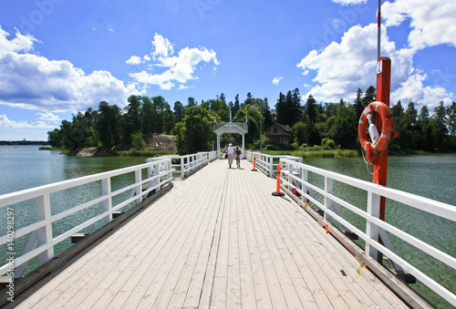 Bridge to island-museum Seurasaari in Helsinki