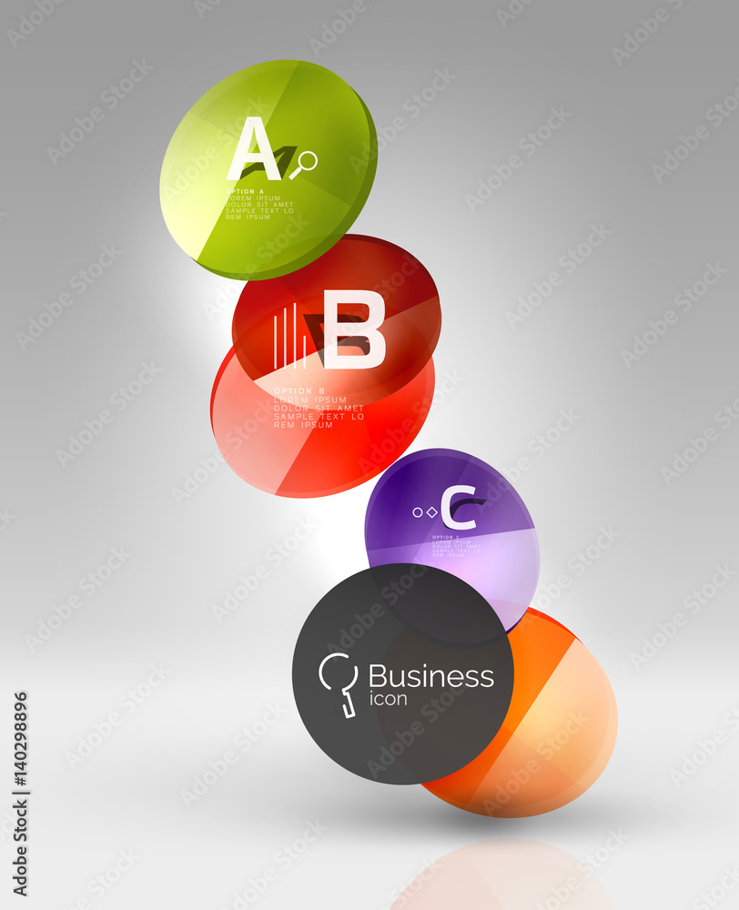 Circle geometric abstract background Circle geometric abstract background