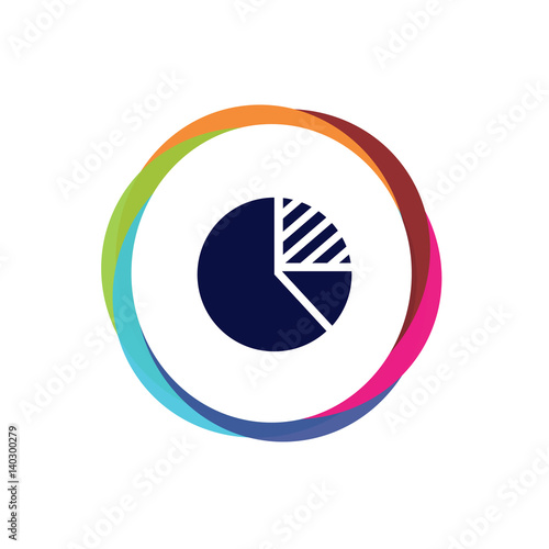 Abstract  Multicolor  App  Button