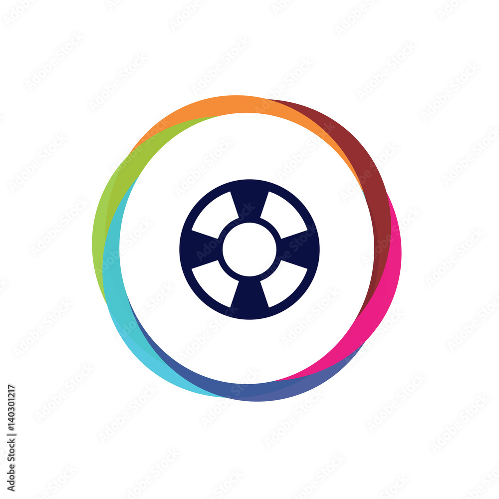 Abstract Multicolor App Button Abstract Multicolor App Button