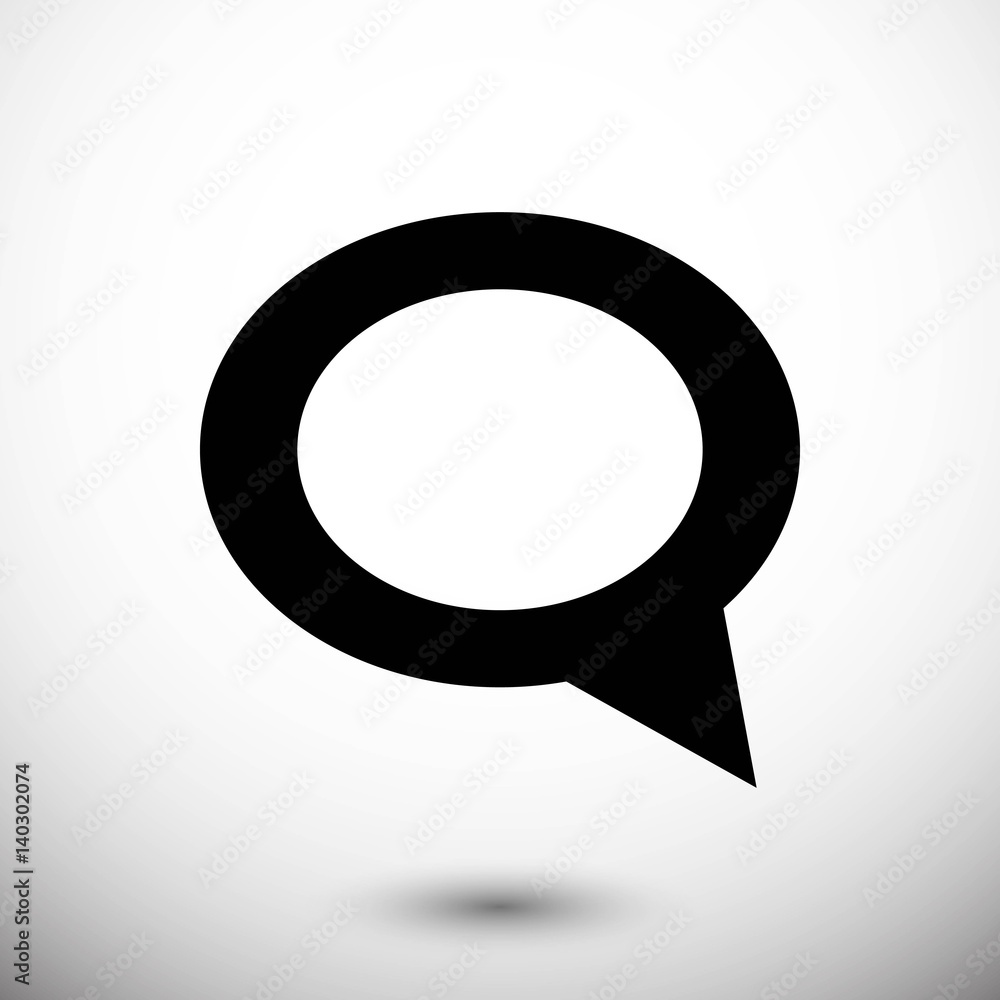 comment icon stock vector illustration flat design comment icon stock vector illustration flat design