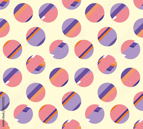 concept modern polka dot seamless pattern, surface design for background, fabric, wallpaper. geometry dots repeatable motif vector illustration