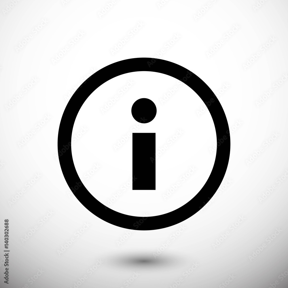 info icon stock vector illustration flat design info icon stock vector illustration flat design