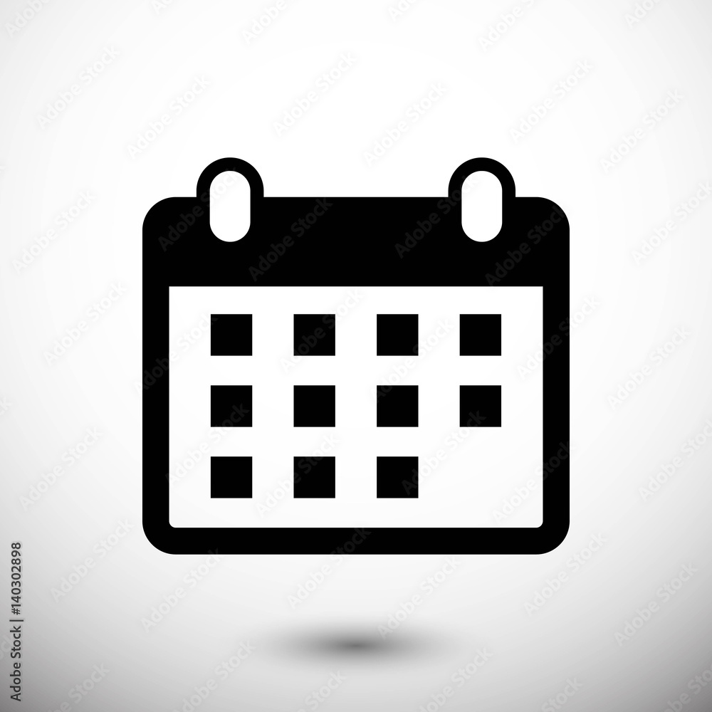 calendar icon stock vector illustration flat design calendar icon stock vector illustration flat design