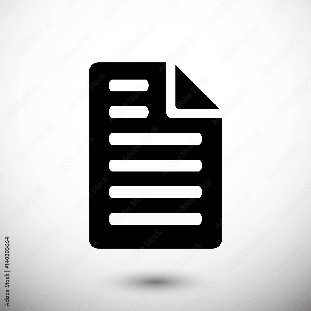 file icon stock vector illustration flat design file icon stock vector illustration flat design