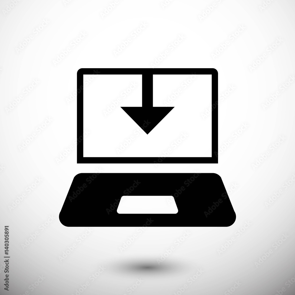 laptop icon stock vector illustration stock vector illustration flat design laptop icon stock vector illustration stock vector illustration flat design