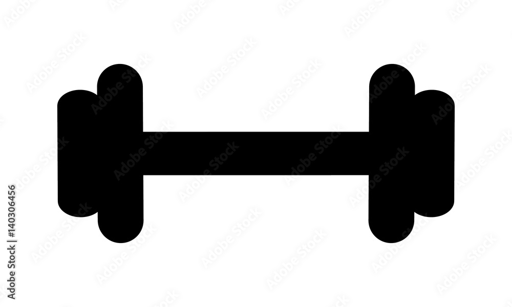 Pictogram - Bar-Bell, Barbell, Gym - Object, Icon, Symbol Pictogram - Bar-Bell, Barbell, Gym - Object, Icon, Symbol