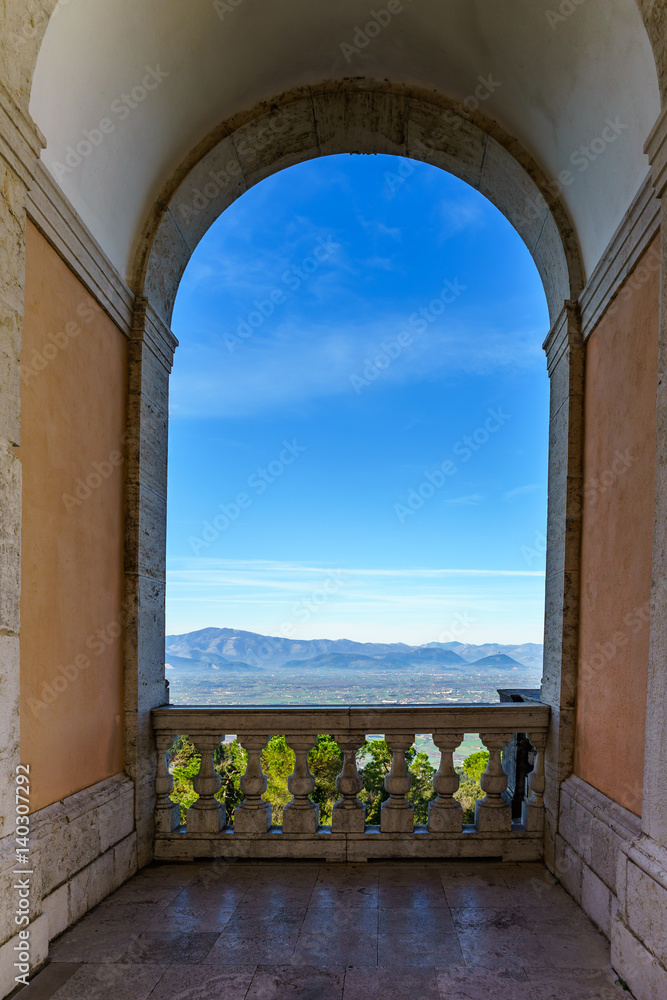 Fototapeta premium Benedictine Abbey -Montecassino in Italy