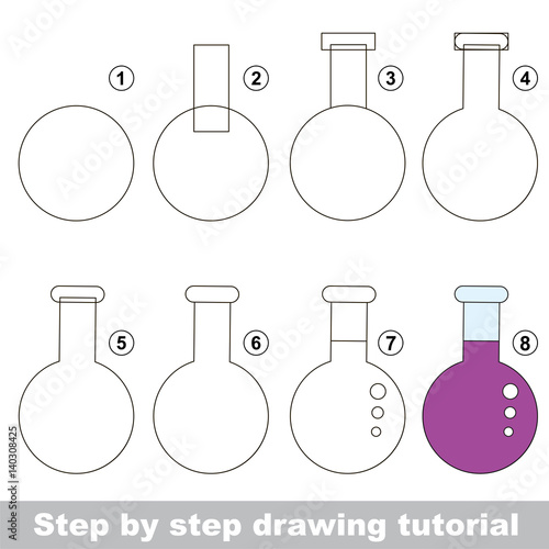 Drawing tutorial for preschool children.