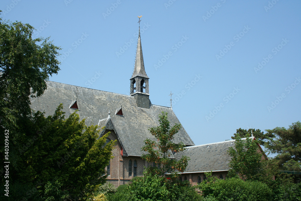 The village Buren on the isle of Ameland The village Buren on the isle of Ameland