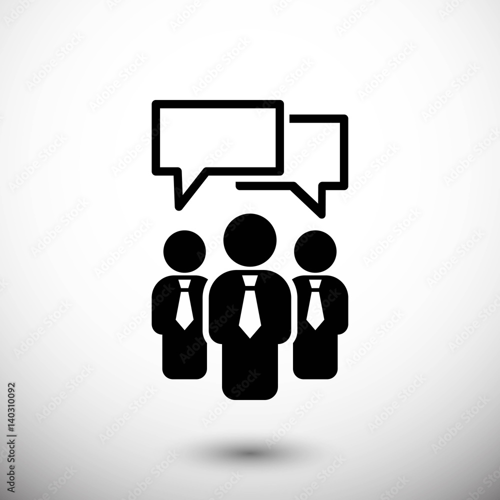 speaking of people, the chat icon stock vector illustration speaking of people, the chat icon stock vector illustration