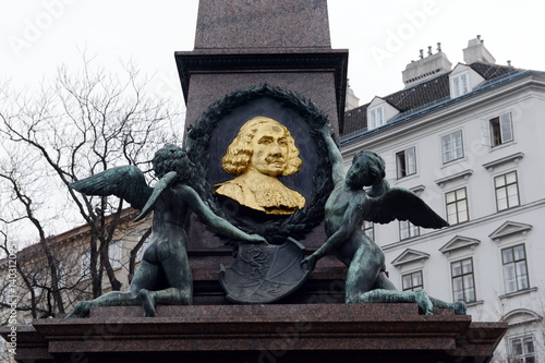 A monument to burgomaster Johann Liebenberg. photo