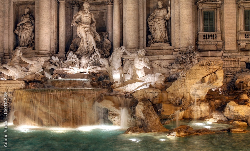 Popular Rome landmark in Italy