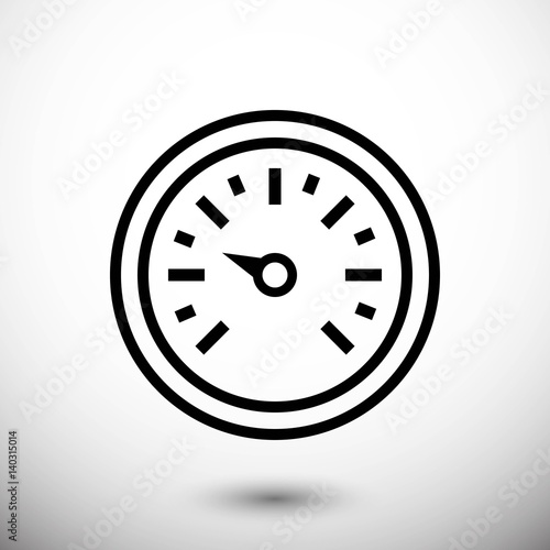 air pressure sensor icon stock vector illustration flat design
