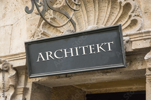 Schild 191 - Architekt