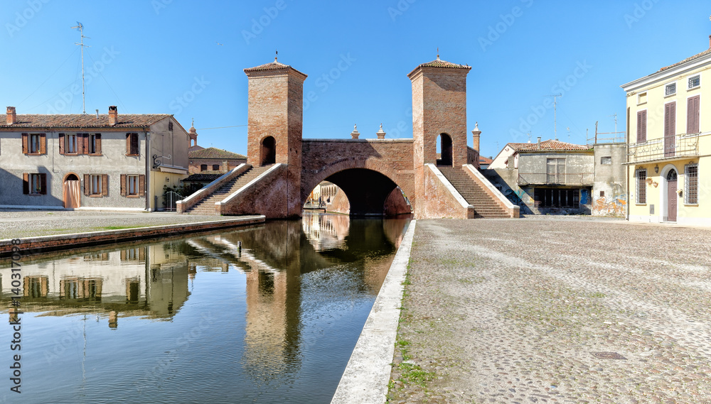 Comacchio, Italy. The little Venice of Emilia Romagna