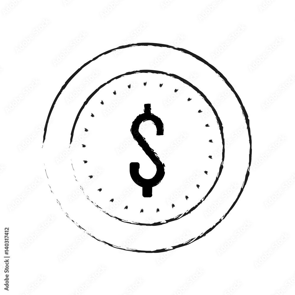 coin money icon image vector illustration design coin money icon image vector illustration design
