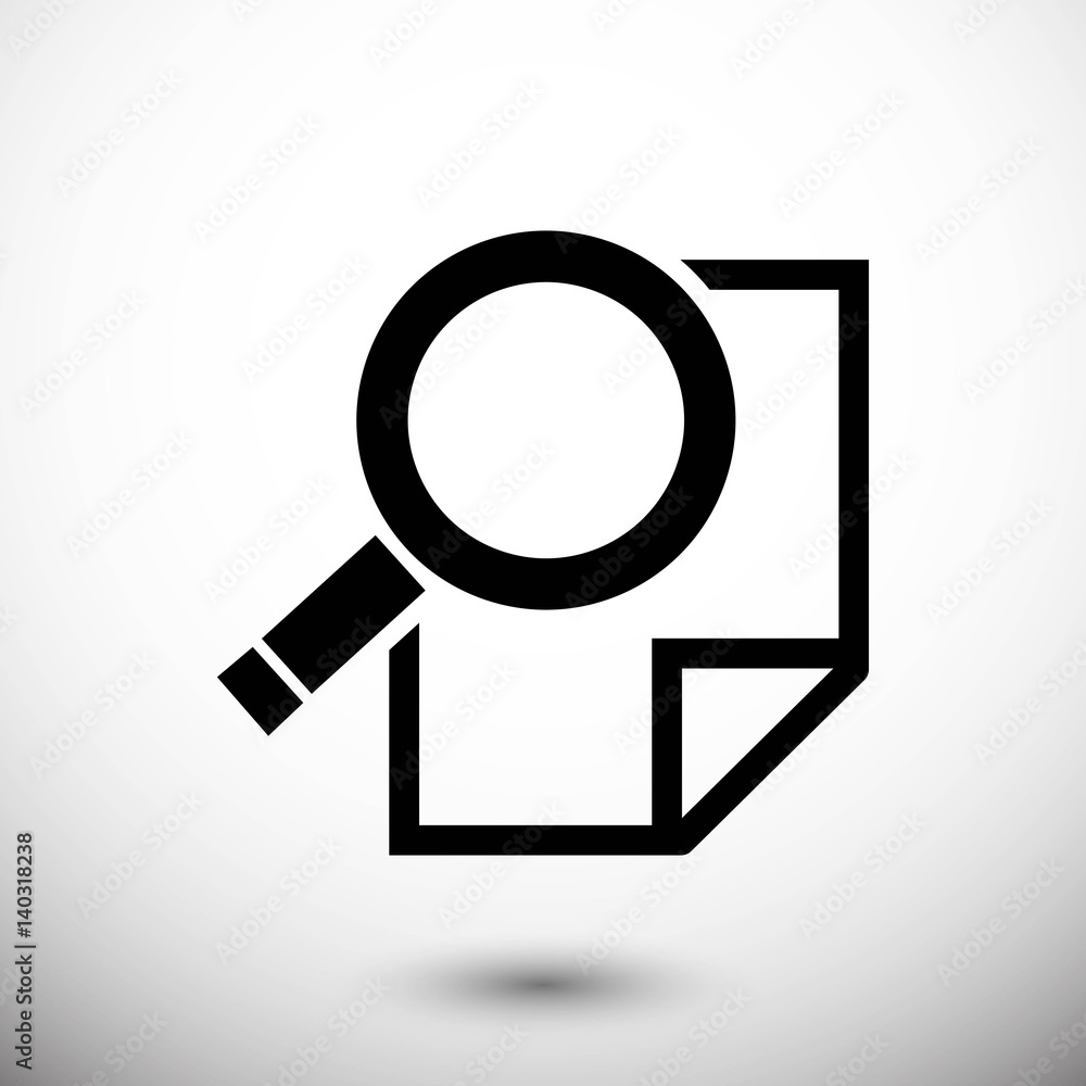 search icon stock vector illustration flat design search icon stock vector illustration flat design