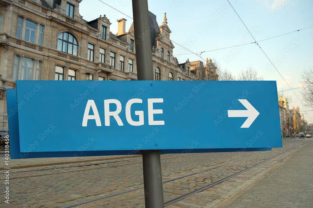 Obraz premium Schild 211 - ARGE