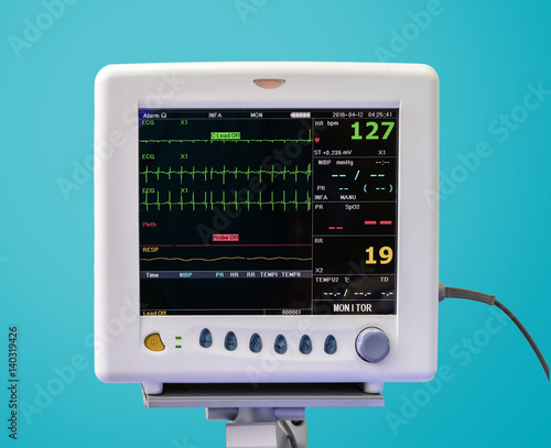 EKG Monitor in ICU Unit