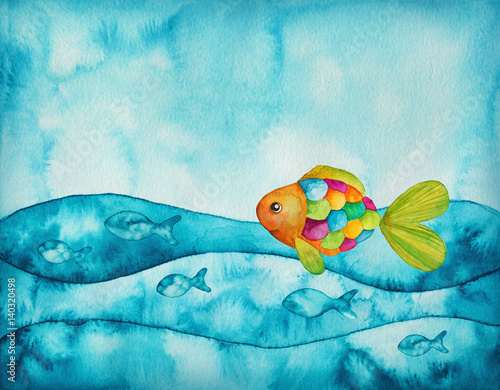 Photography Colorful fishes