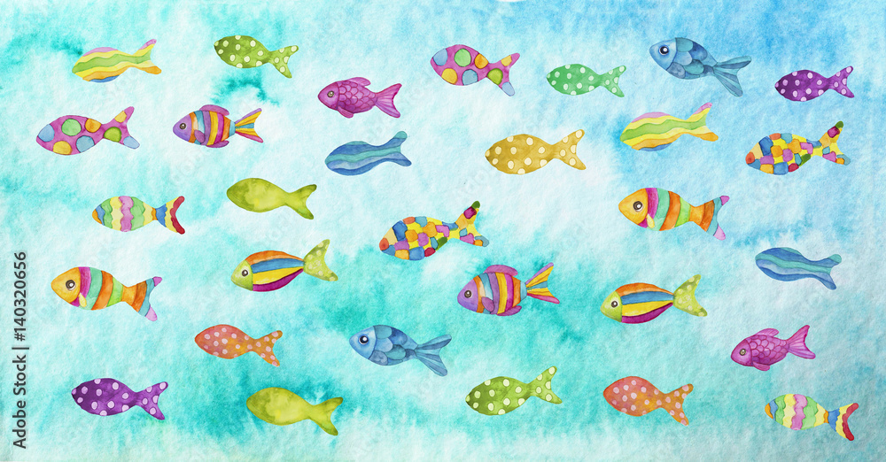 Obraz Kolorowe ryby