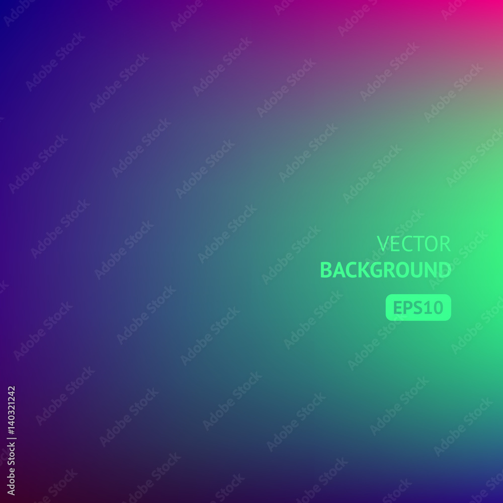 Colorful gradient mesh background in bright rainbow colors. Abstract blurred image.