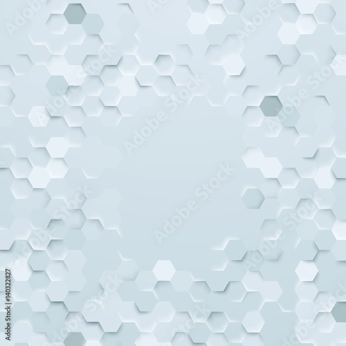 Abstract hexagons background with Space for your text
