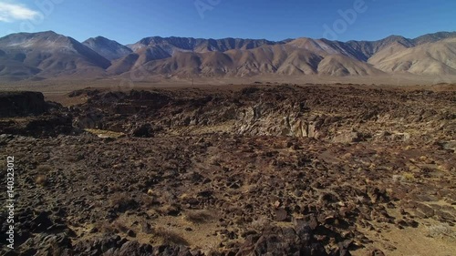 Volcanic Rocks Aerial 19 Ancient Volcano Crater photo