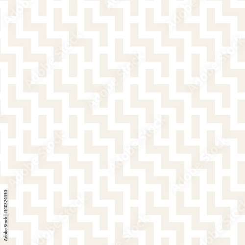 Irregular Maze Shapes Tiling Contemporary Graphic Design. Vector Seamless Black and White Pattern