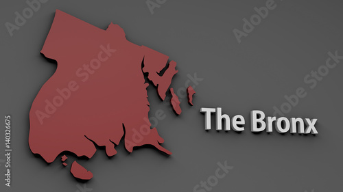Canvas Print Map Shape