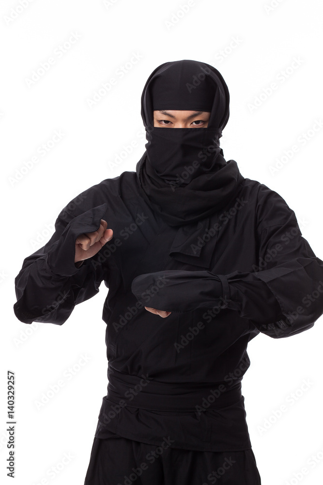 忍者 ポーズ Stock Photo Adobe Stock