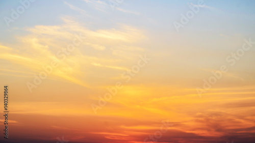 Blurred Sunrise Background. © areeya_ann