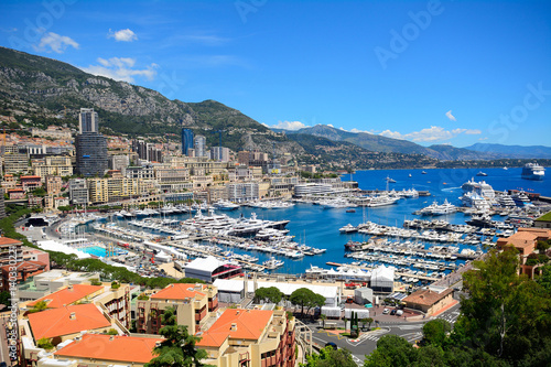 The harbour seen from the palace, Monaco-ville, Monaco