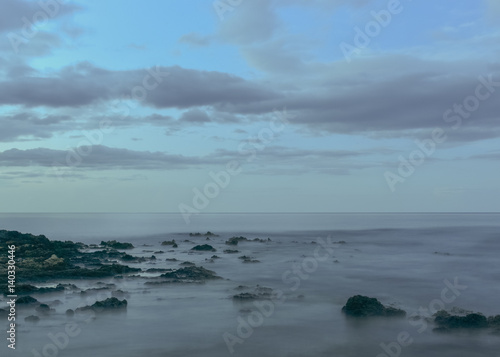 Sea with blur effect