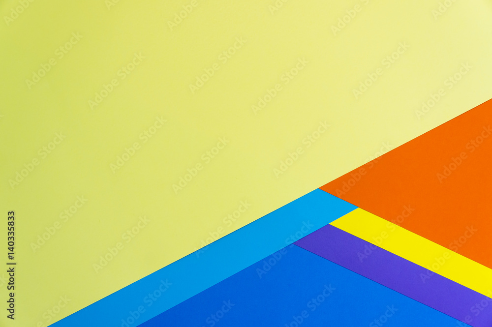 Color papers geometry flat composition background with various color tones. Color papers geometry flat composition background with various color tones.