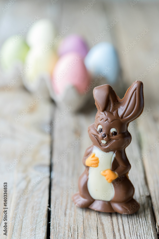 easter theme background eggs bunny nest daffodils symbol spring